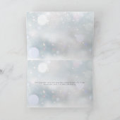 Frohe Weihnachten Schneeflocken Firmenfeiertag Karte (Innenseite)