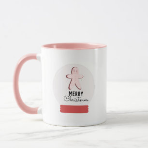 Frohe Weihnachten Schneekugel Kekse Lebkuchen Tasse