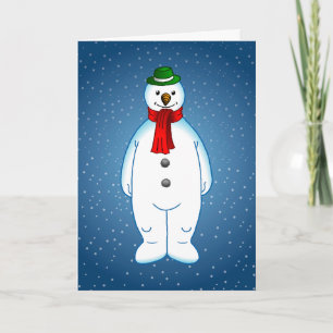 Frohe Weihnachten Schneemann