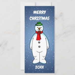 Frohe Weihnachten Schneemann