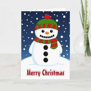 Frohe Weihnachten Schneemann