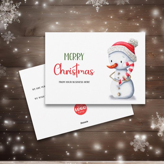Frohe Weihnachten Schneemann Candy Cane Geschäft L