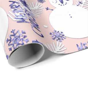 Frohe Weihnachten Schneemann Kaffee Tasse Navy Wei Geschenkpapier