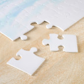 Frohe Weihnachten! Schneemann mit Katze und Welpe Puzzle (Seite)