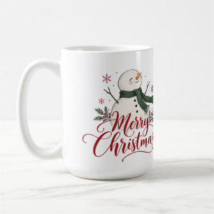 Frohe Weihnachten Schneemann Tasse