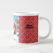 Frohe Weihnachten, Schneeweihnachtswunder Jumbo-Tasse (Rechts)
