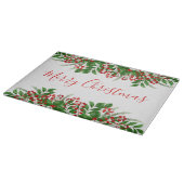 Frohe Weihnachten Schneidebrett (Ecke)