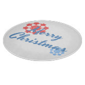 Frohe Weihnachten Schneidebrett (Ecke)