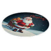 Frohe Weihnachten Schneidebrett (Ecke)