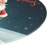 Frohe Weihnachten Schneidebrett (Ecke)