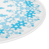frohe Weihnachten Schneidebrett (Ecke)