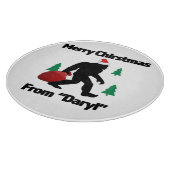 Frohe Weihnachten Schneidebrett (Ecke)