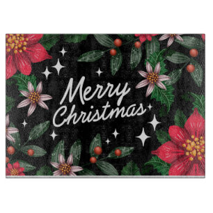 Frohe Weihnachten Schneidebrett