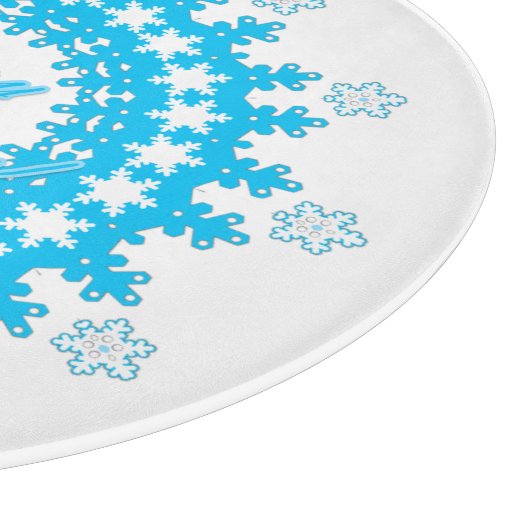 frohe Weihnachten Schneidebrett (Ecke)