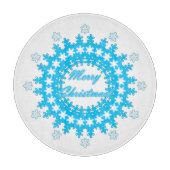 frohe Weihnachten Schneidebrett (Vorderseite)