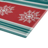 Frohe Weihnachten Schneidebrett (Ecke)