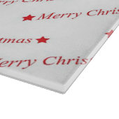 Frohe Weihnachten Schneidebrett (Ecke)