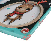 Frohe Weihnachten Schneidebrett (Ecke)
