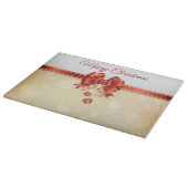 Frohe Weihnachten Schneidebrett (Ecke)