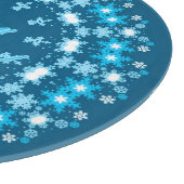 frohe Weihnachten Schneidebrett (Ecke)