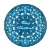 frohe Weihnachten Schneidebrett (Vorderseite)