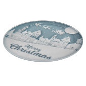 Frohe Weihnachten Schneidebrett (Ecke)