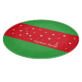 Frohe Weihnachten  Schneidebrett (Ecke)
