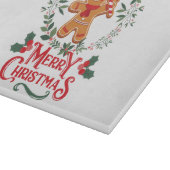 Frohe Weihnachten Schneidebrett (Ecke)