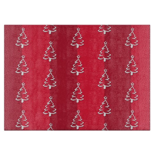 Frohe Weihnachten Schneidebrett (Vorderseite)