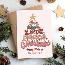 Frohe Weihnachten schöne Feiertage Xmas Baum Famil