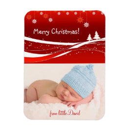 Frohe Weihnachten schöne Geschenke Magnet