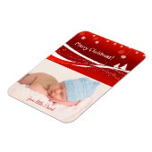 Frohe Weihnachten schöne Geschenke Magnet (Linke Seite)