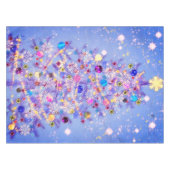 Frohe Weihnachten Schöne Weihnachtsbaum Tablecloth Tischdecke (Vorderseite (Horizontal))