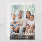 Frohe Weihnachten Schrift Foto (Vorderseite)