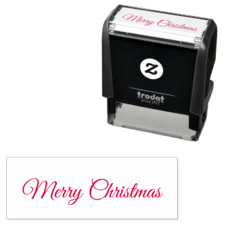 Frohe Weihnachten Schrift Permastempel