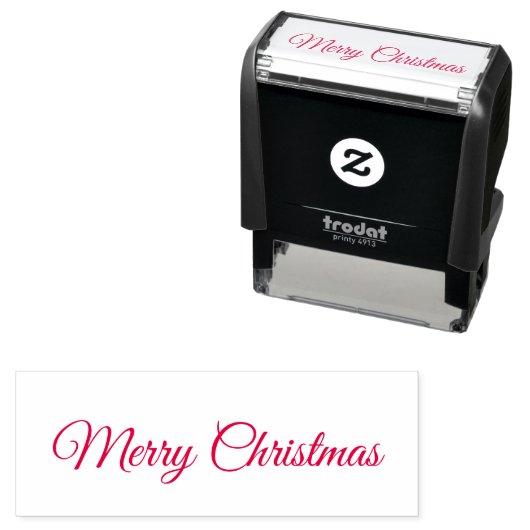 Frohe Weihnachten Schrift Permastempel (Beispiel)