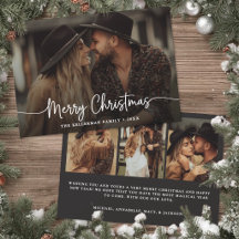 Frohe Weihnachten Schrift Rustikal Elegante Foto