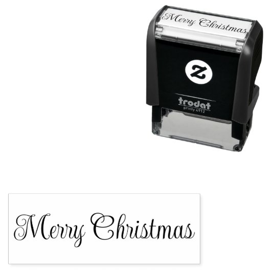 Frohe Weihnachten Schrift Textvorlage Permastempel (Beispiel)