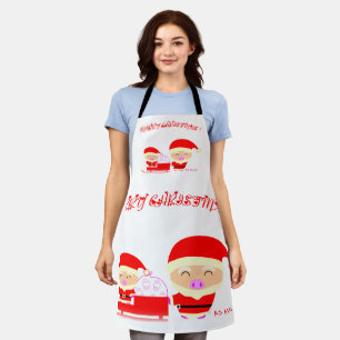 Frohe Weihnachten Schürze