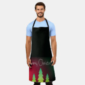 frohe Weihnachten Schürze (Getragen)