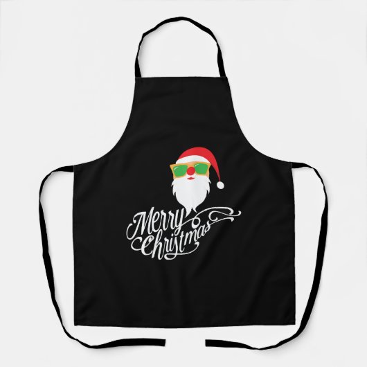 Frohe Weihnachten Schürze (Vorderseite)