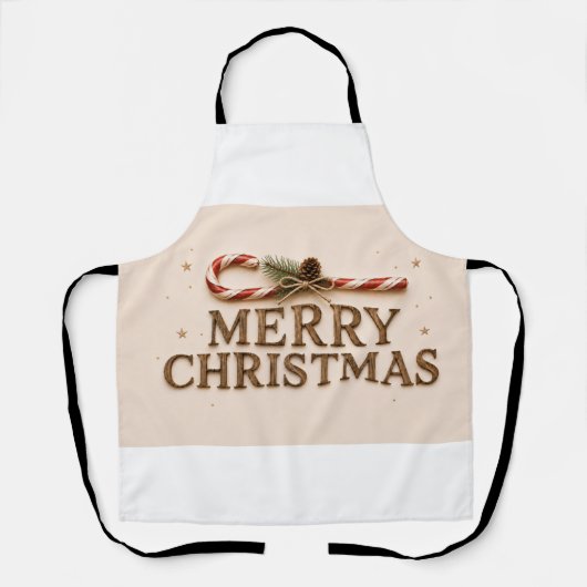 FROHE WEIHNACHTEN SCHÜRZE (Vorderseite)
