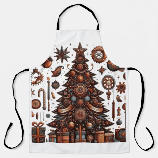 Frohe Weihnachten Schürze (Vorderseite)