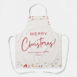 Frohe Weihnachten Schürze