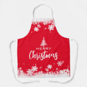 Frohe Weihnachten Schürze (Vorderseite)