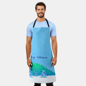 frohe Weihnachten Schürze (Getragen)