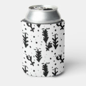 Frohe Weihnachten! Schwarz und Weiß Dosenkühler (Kanne Rückseite)