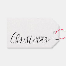 Frohe Weihnachten Schwarz-weiß Minimalistisch