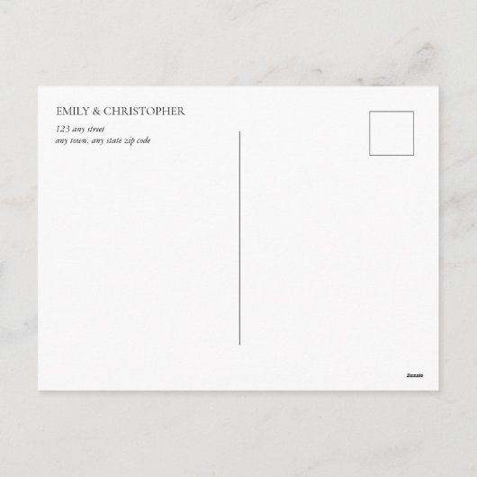 Frohe Weihnachten Schwarzer Winter Pinecone Botani (Rückseite)