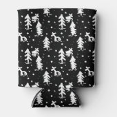 Frohe Weihnachten! Schwarzweiß, Dosenkühler (Vorderseite)